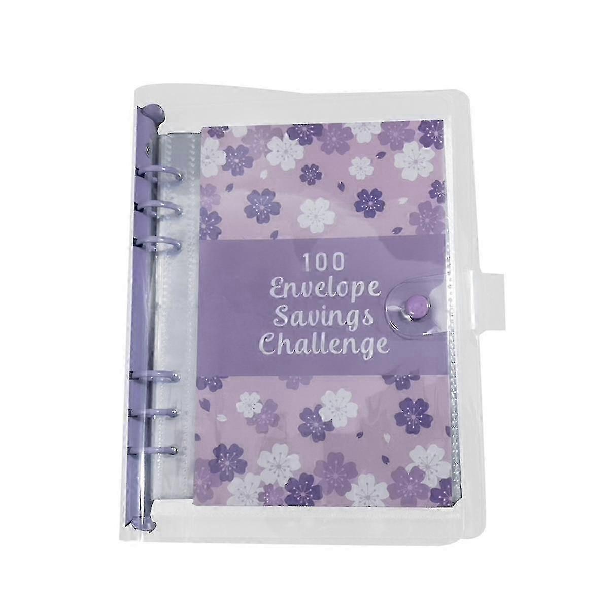 100 Envelope Challenge Binder Savings Binder For Save 5050 With Cash Envelopes For Budget Planning