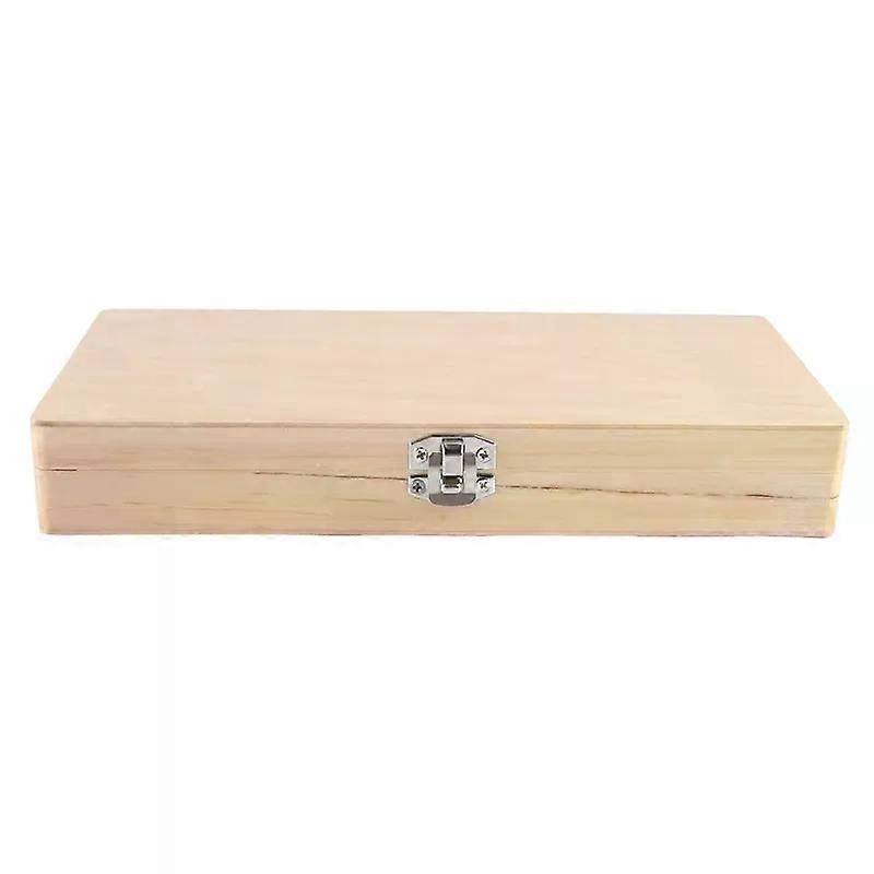 Wooden Slide Storage Box Holds 50 Slides Microscope Slide Box Easy Install Easy To Use