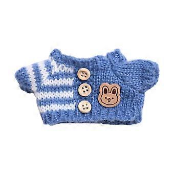 Dolls Sweater Soft Dolls Clothes for 15-17cm Dolls Girl Dolls New Year Gifts blue sweater