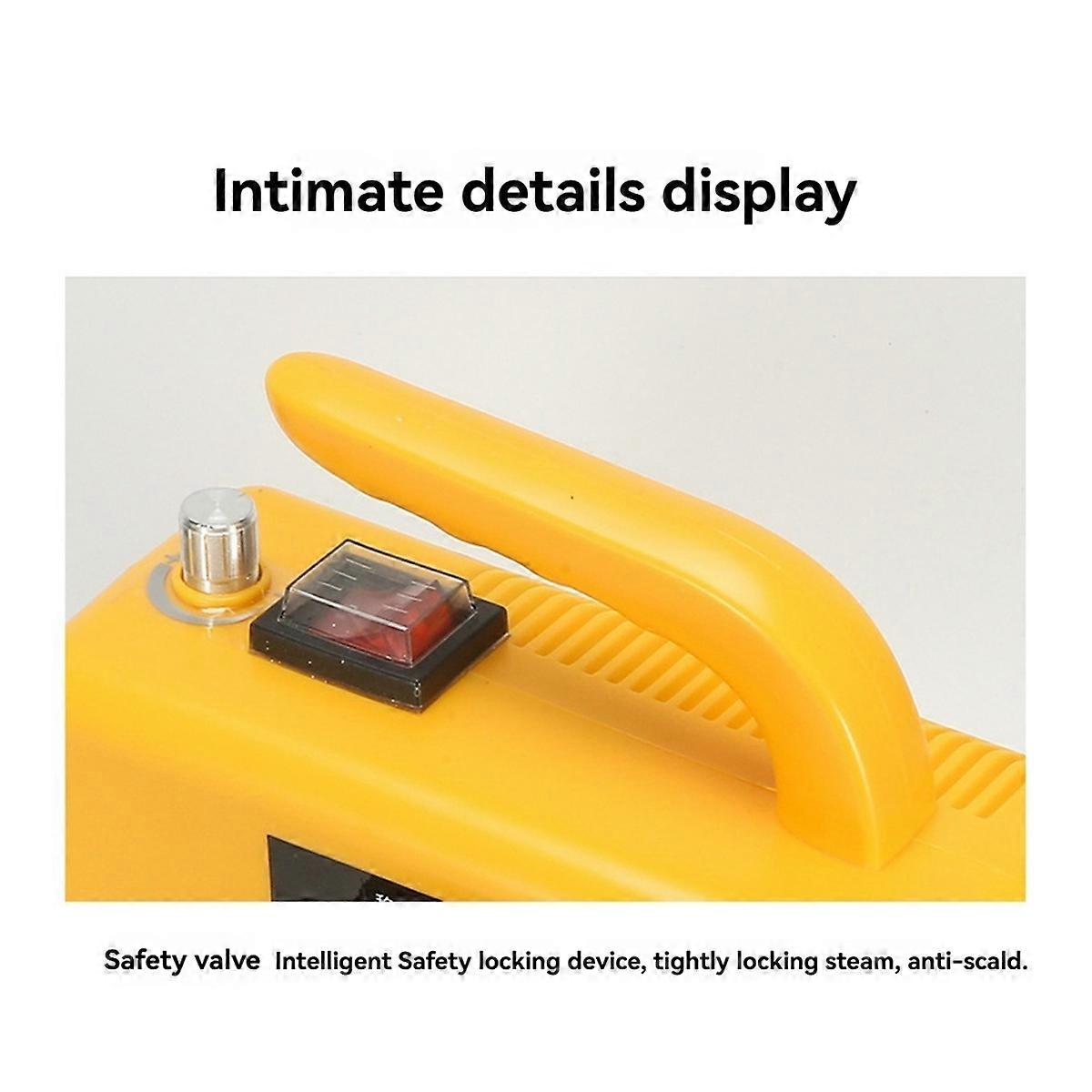 Pulitore a vapore ad alta pressione 2600W Macchina portatile per la pulizia a vapore della moquette Pulitore portatile per vaporiera f