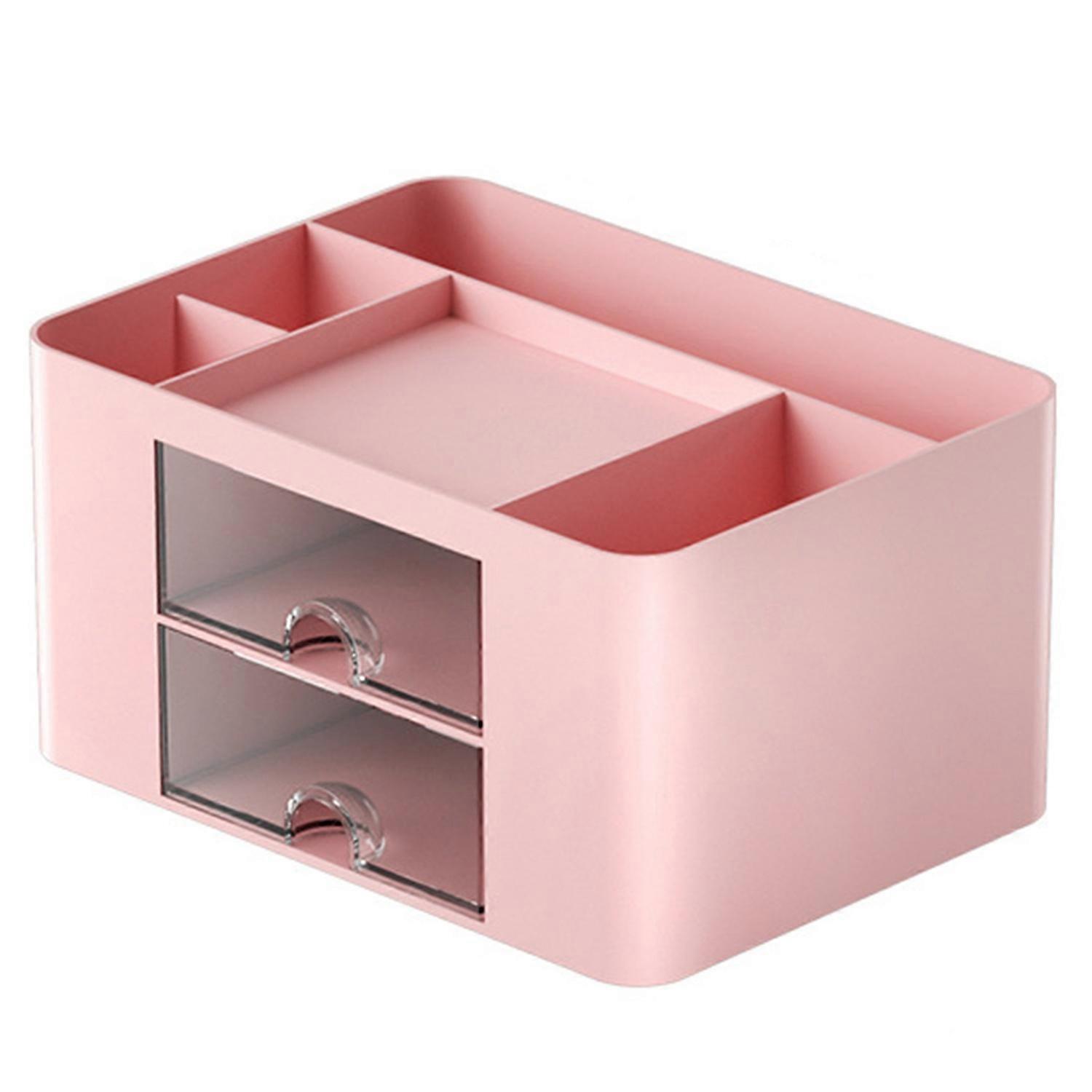 Stationery Box Drawer Design Large Capacity Multiple Grids Tablet Organizer Storage Case Home Supply