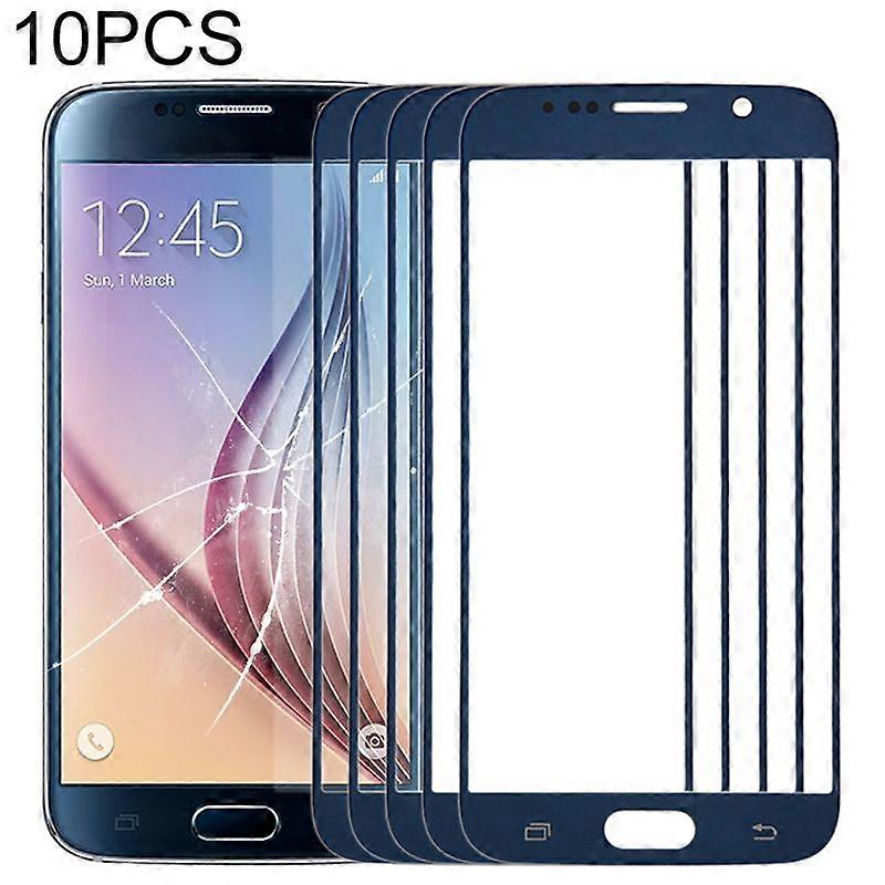 10 PCS Front Screen Outer Glass Lens For Galaxy S6 / G920F