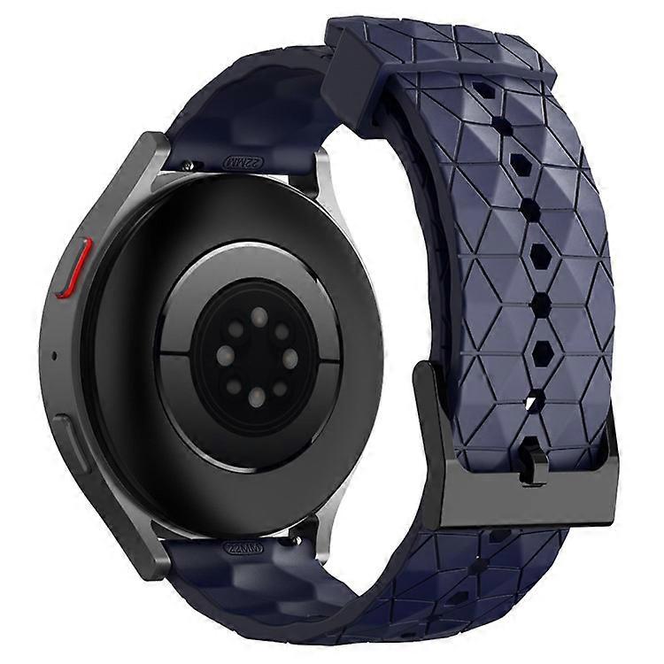 KALEBOL Compatible For Huawei Watch 4 / 4 Pro / GT 4 46mm Watch Band 22mm Football Pattern Silicone Strap