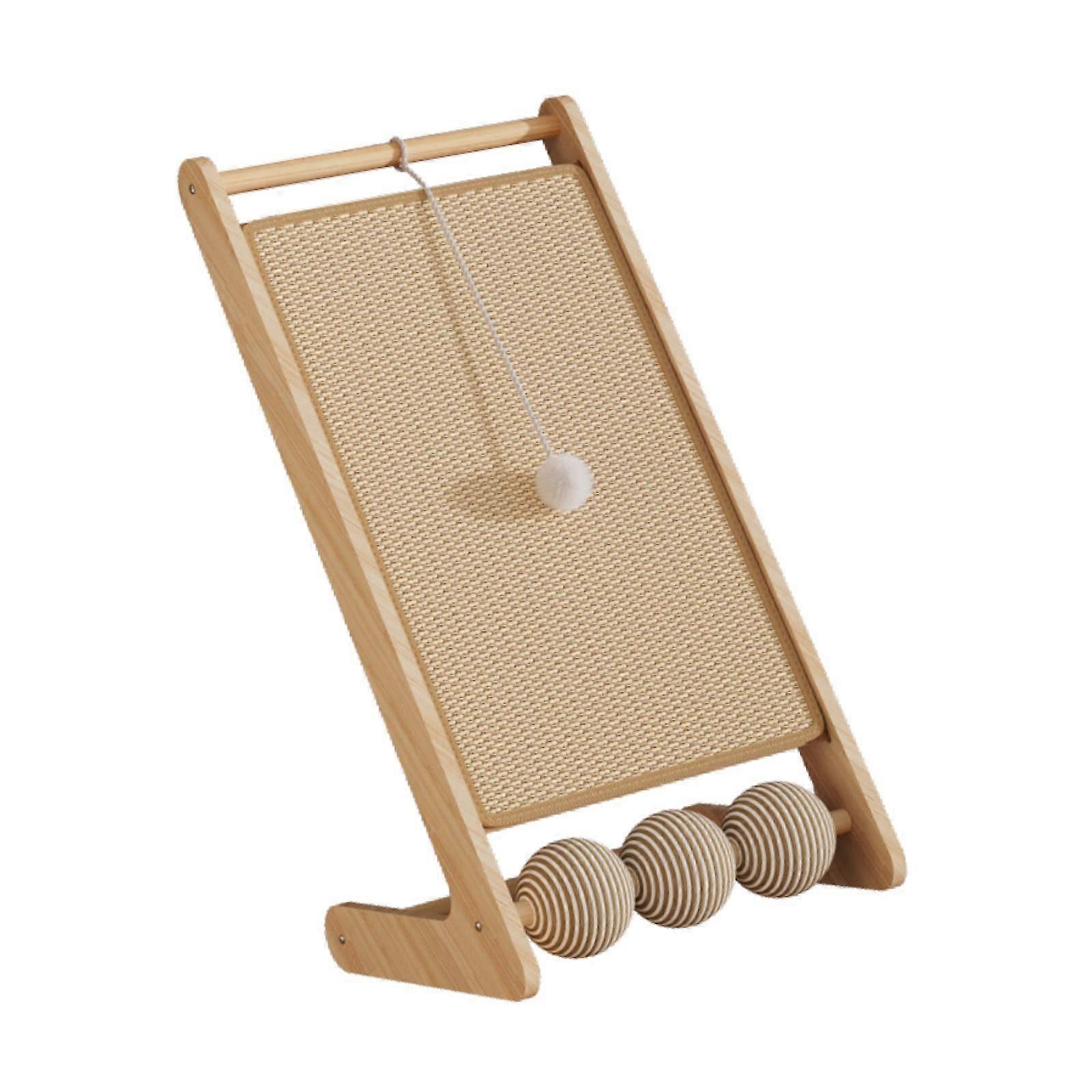 Cat Scratcher Interactive Toy Kitty Training Toy Indoor Cats Cat Scratch Pad Sisal pad with ball