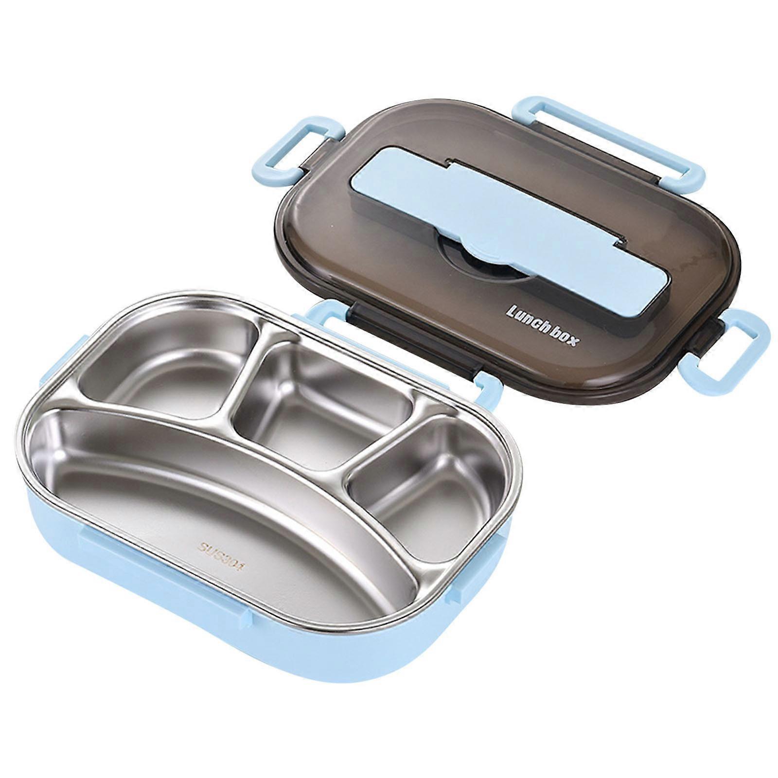 Thermal Insulation Bento 4 Cells Lunch Box Tableware Set Portable Lunch Box Student Lunch Box Portable