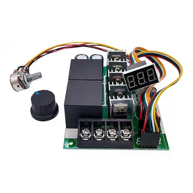 PWM speed controller DC motor Digital display 0~100% adjustable drive module Input MAX60A 12V 24V