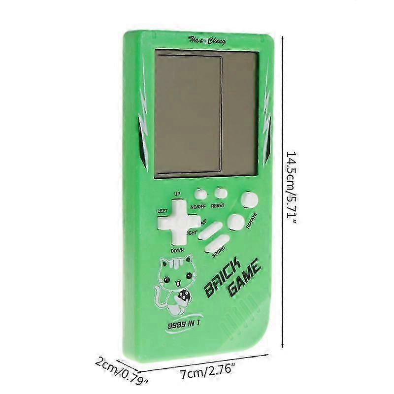 Grand écran Tetris Console de jeu Rétro Rétro Classique Console de jeu portable pour enfants Jouets électroniques