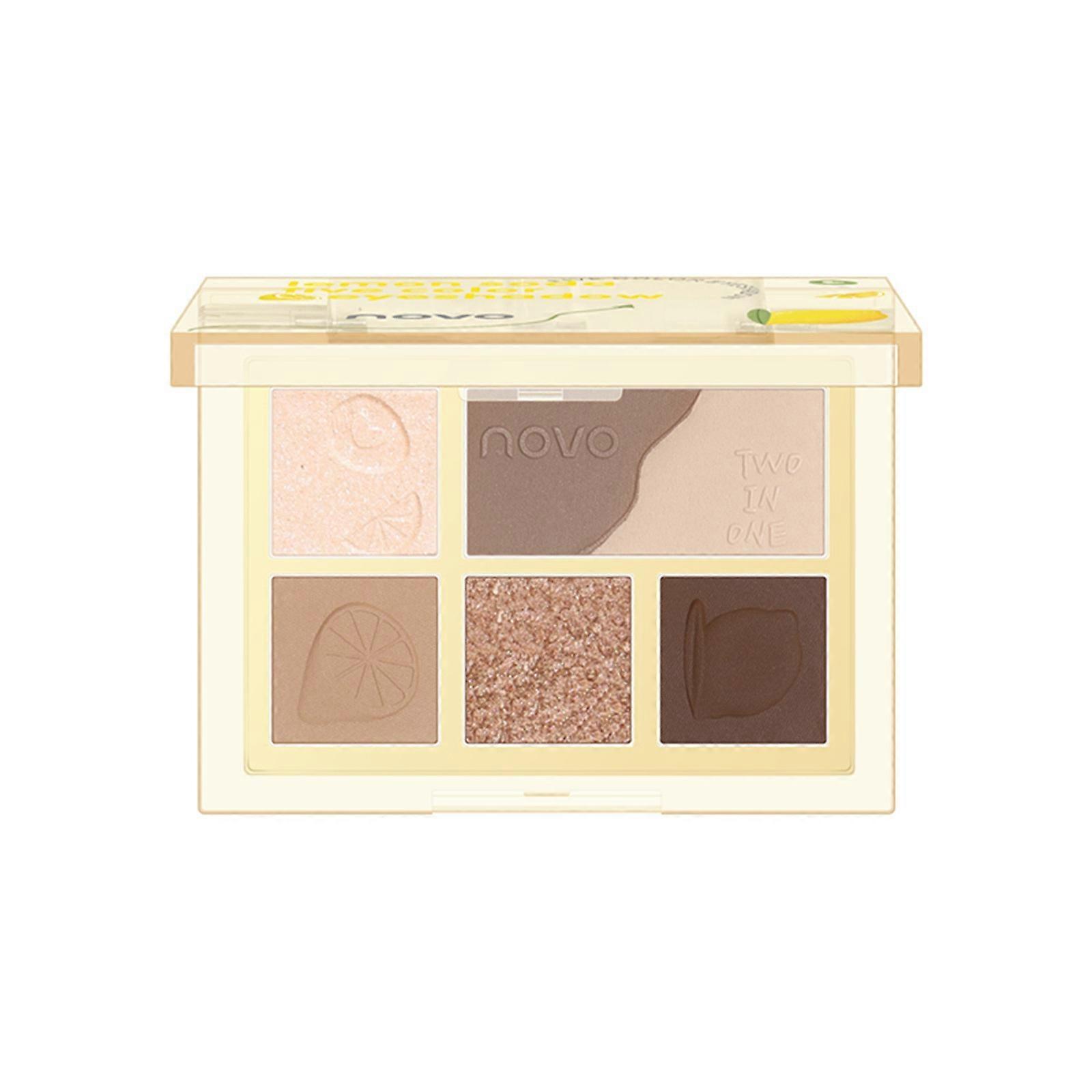Eye Makeup Six-Color Matte Pearlescent Eyeshadow Pa-lette Colorful Fruit Eyeshadow