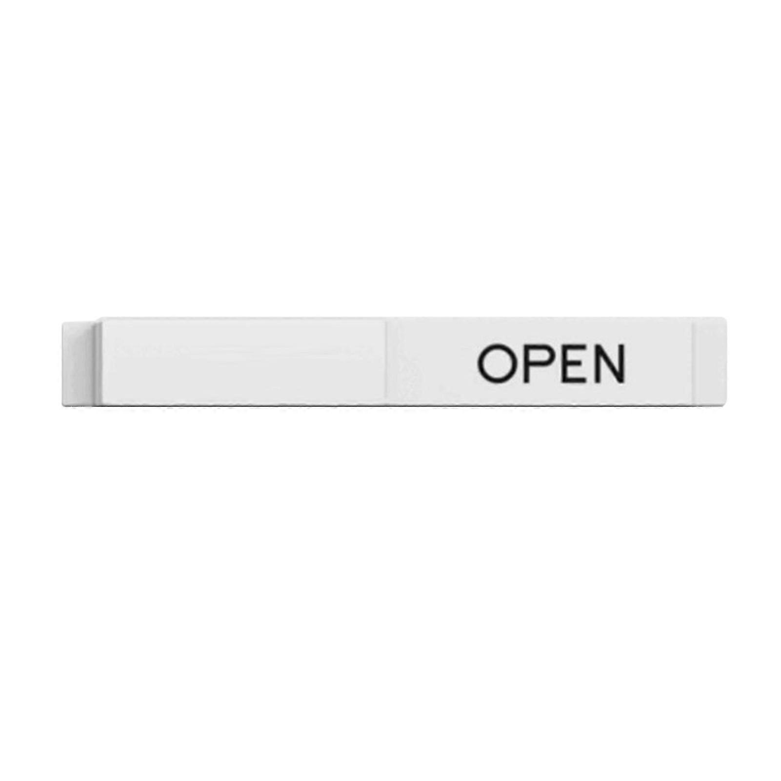 Open/closed Sign For Entryway Sturdy Easy Reading Notice Board For Durable Double-sided Clear Visibility Weather-resistant White