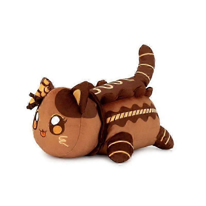20cm Chocolate Cat Plush Toy, Cute Plush Doll for Kids