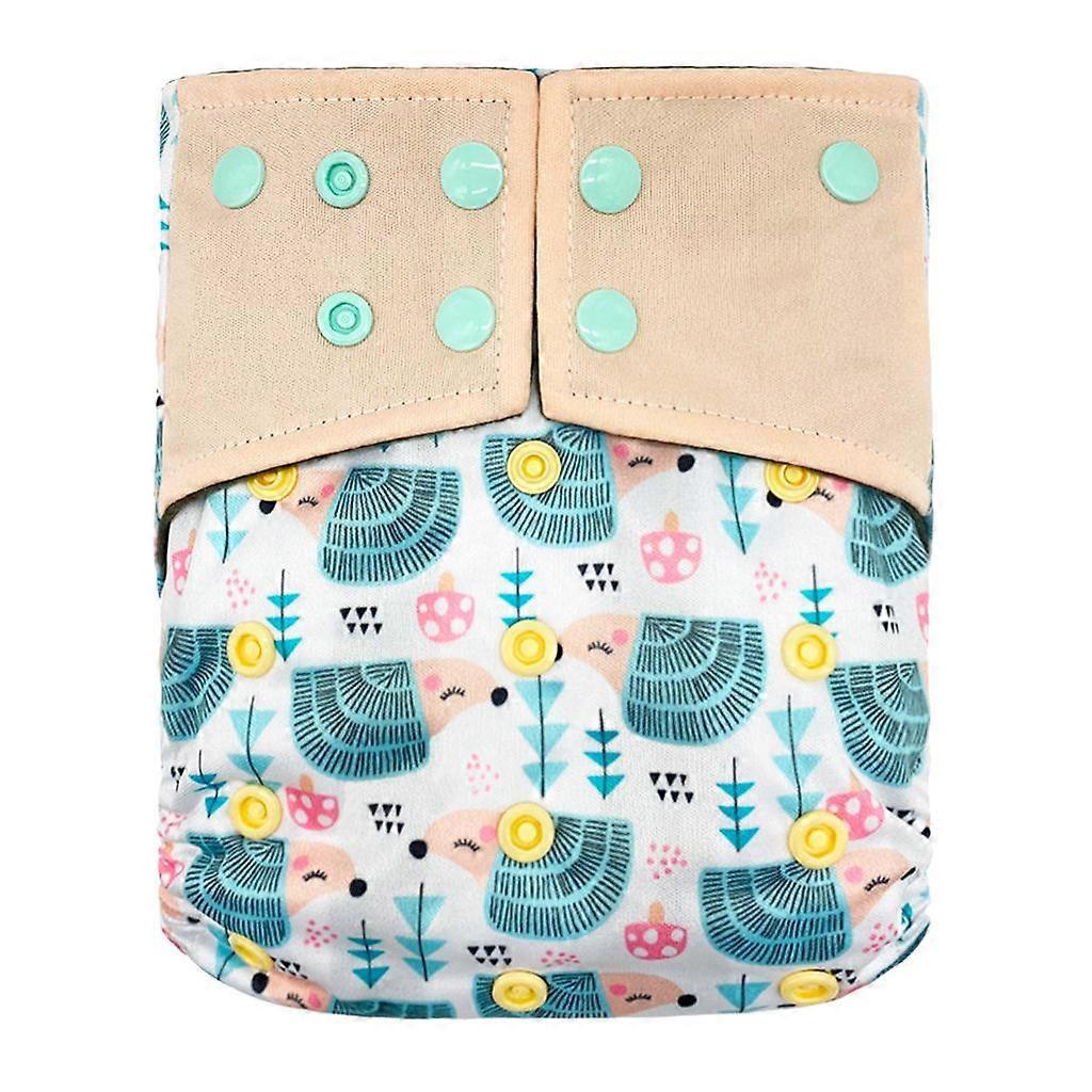 one size reusable diapers Light Blue