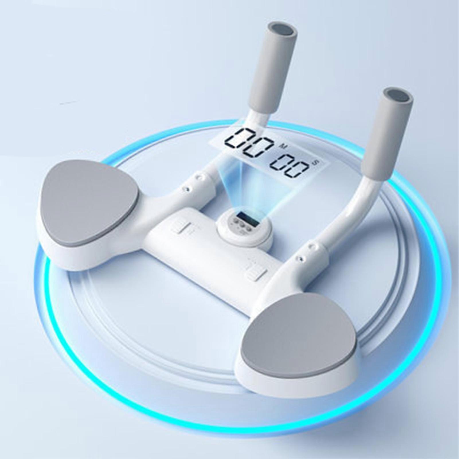 Tabellone push up regolabile bianco con conteggio intelligente, timer e custodia