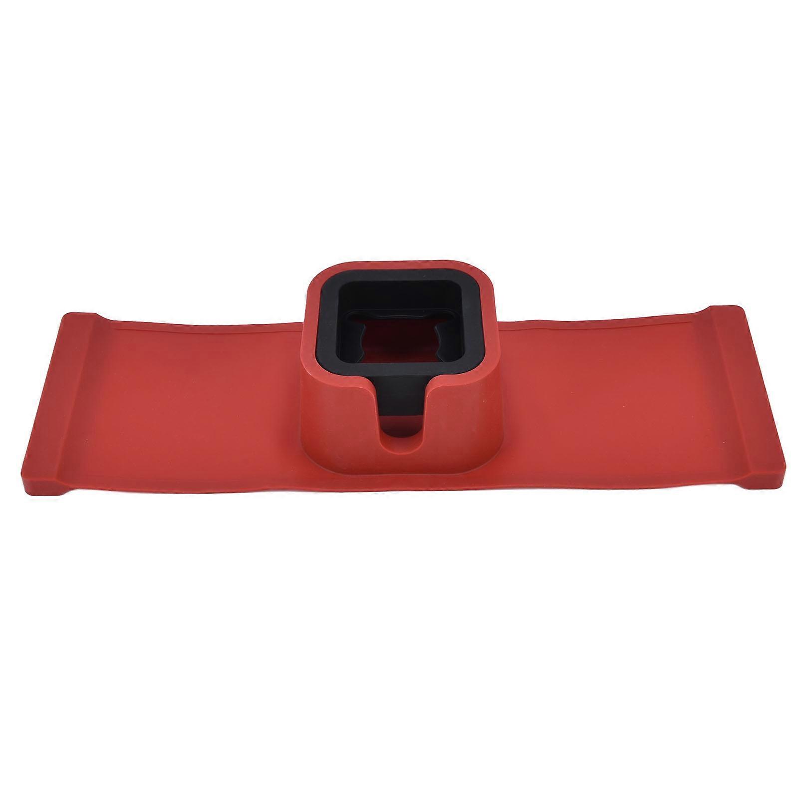 Couch Cup Spill Proof Ergonomic Sofa Drink Holder Tray with Adjustable Stand and Adhesive Base