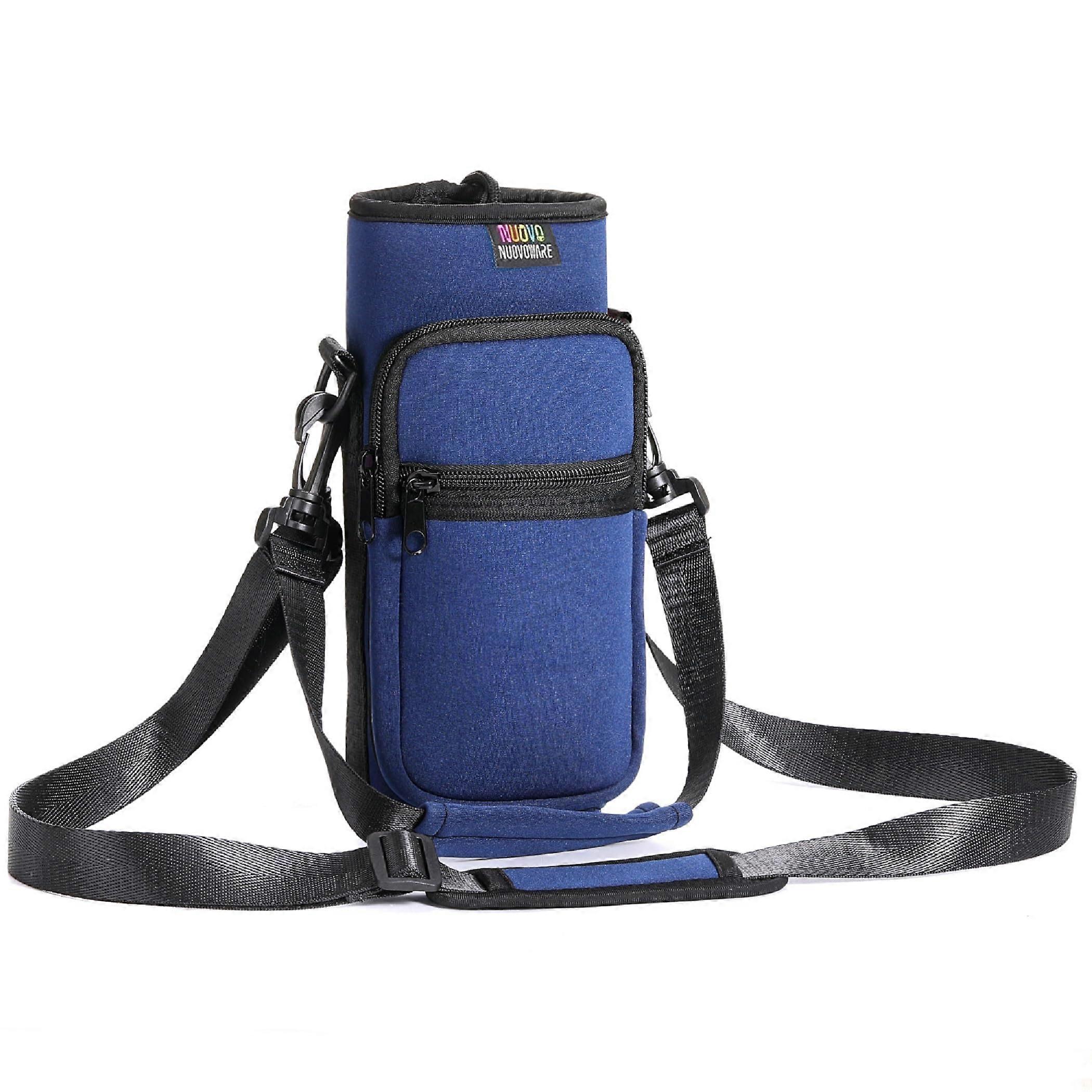 Large Water Bottle Carrier Bag with Adjustable Strap, Insulated Sleeve, Fits 1-Gallon Bottles, Durable Material