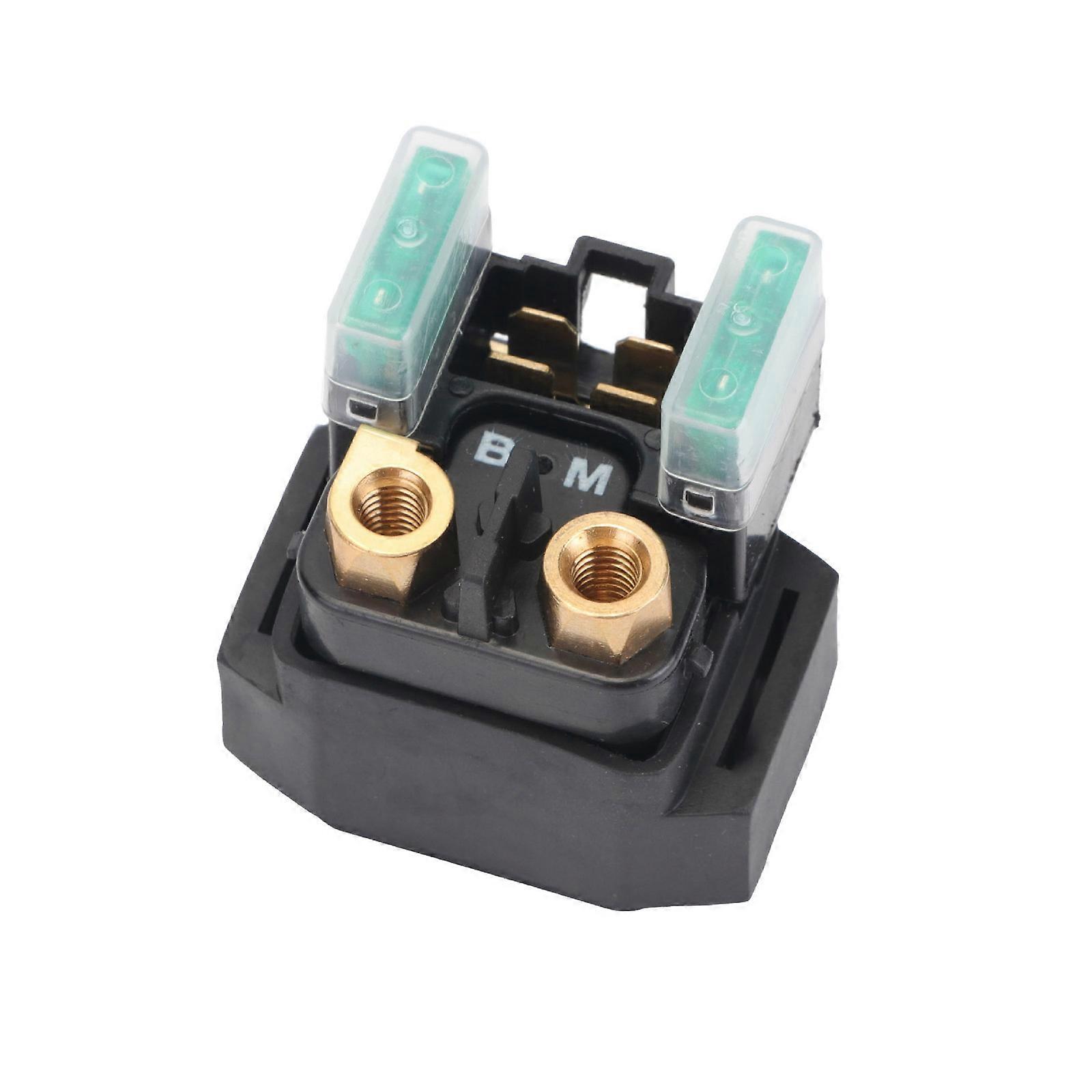 Heavy Duty ATVs Starter Relalies for Enhances Vehicle Performances Electrical ATVs Starter Relalies Suitable for Bikes ATVs  Black