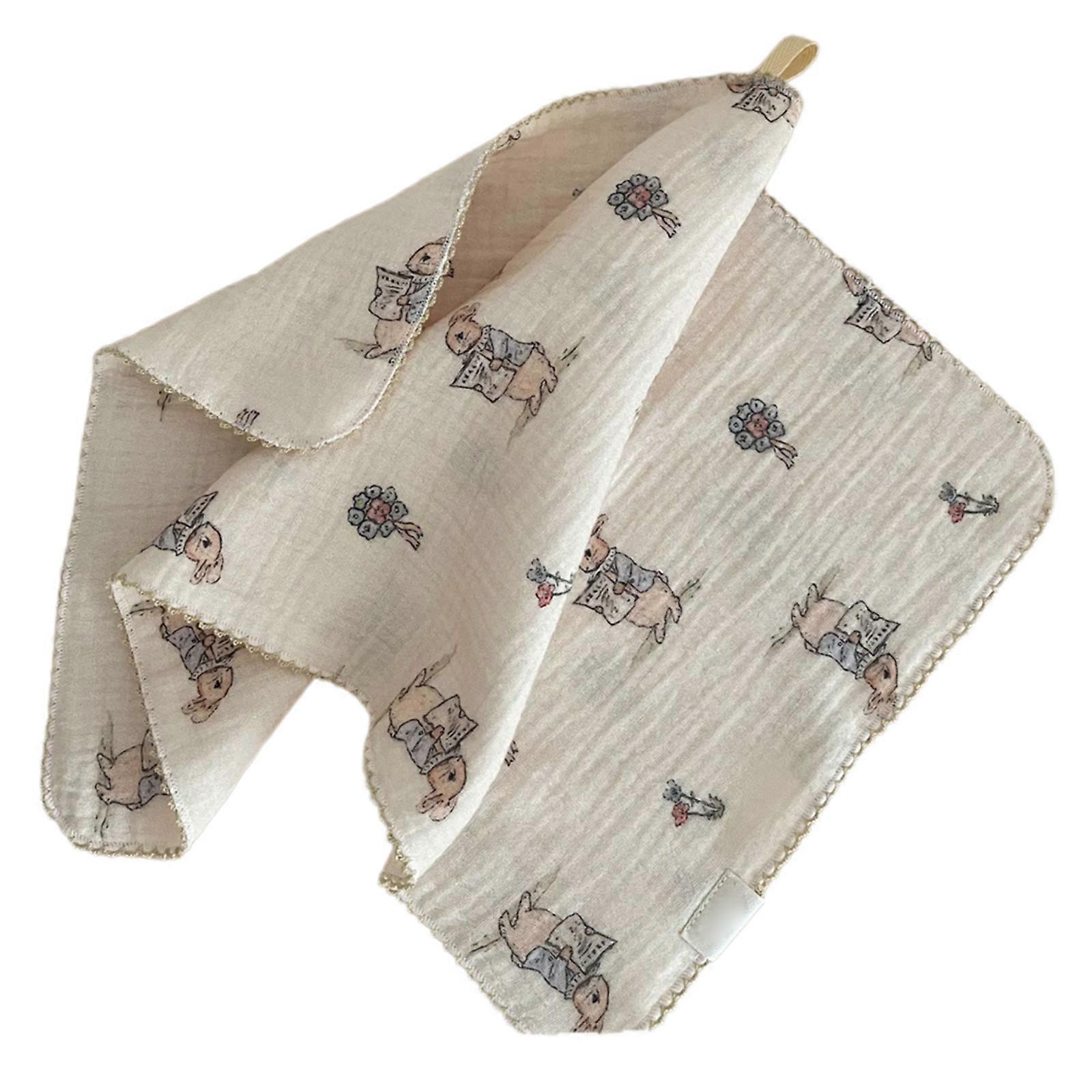 Kid Friendly Cotton Face Towels 4 Layer Softness for Daily Use Multipurpose Washcloth Skin Friendly for homes or Travel Multicolor