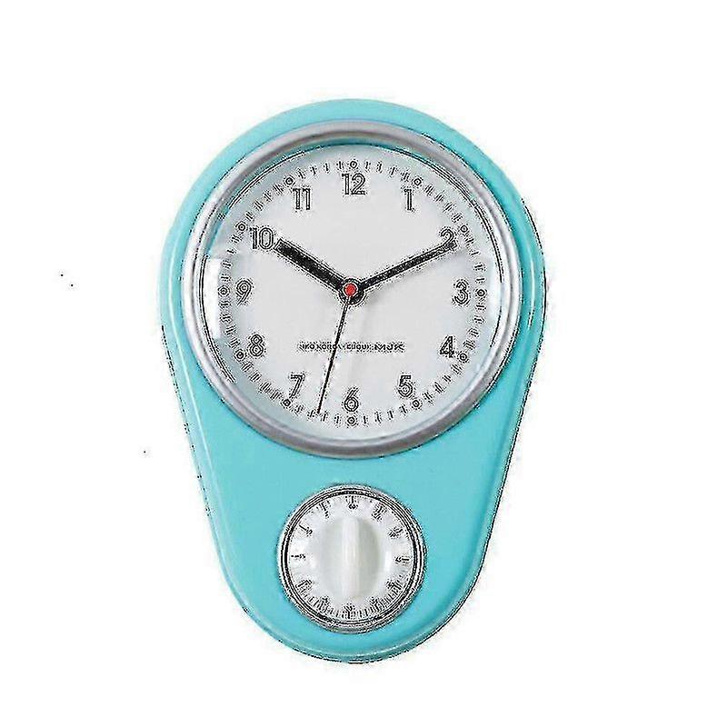 1pc Kitchen Timer Wall Clock Household Timer Modern Style Without Battery For Home (blue)