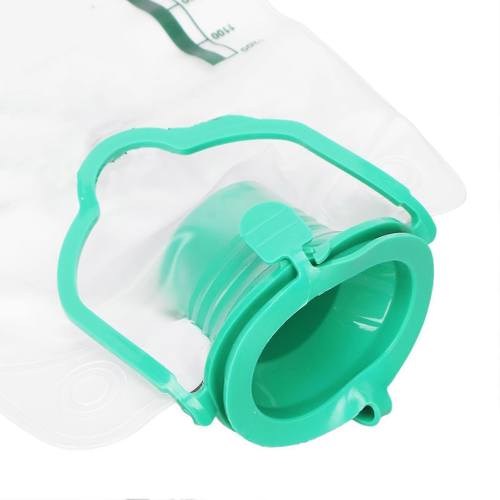 Hydrotherapy Enema Bag Easy Connect Reusable PVC Colon Cleansing Bag for Home 1200ml