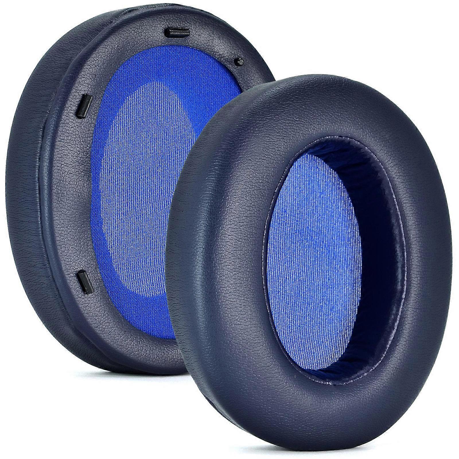 Soft Leather Earpads Ear Pads for WH-XB910N XB910N Earphone Memory Foam Earcups Easily Replaced Ear Cushions Replacement  Blue