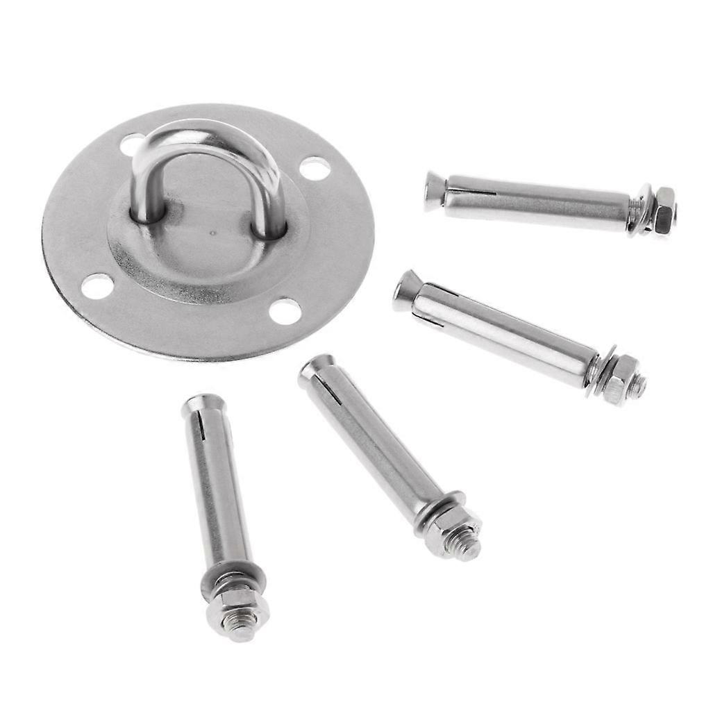 Capacity Hammock Hanging Kit Hammock Hooks Heavy Duty with Screw Bolts for Ceiling Mount for Chair Yoga Studio Boxing White