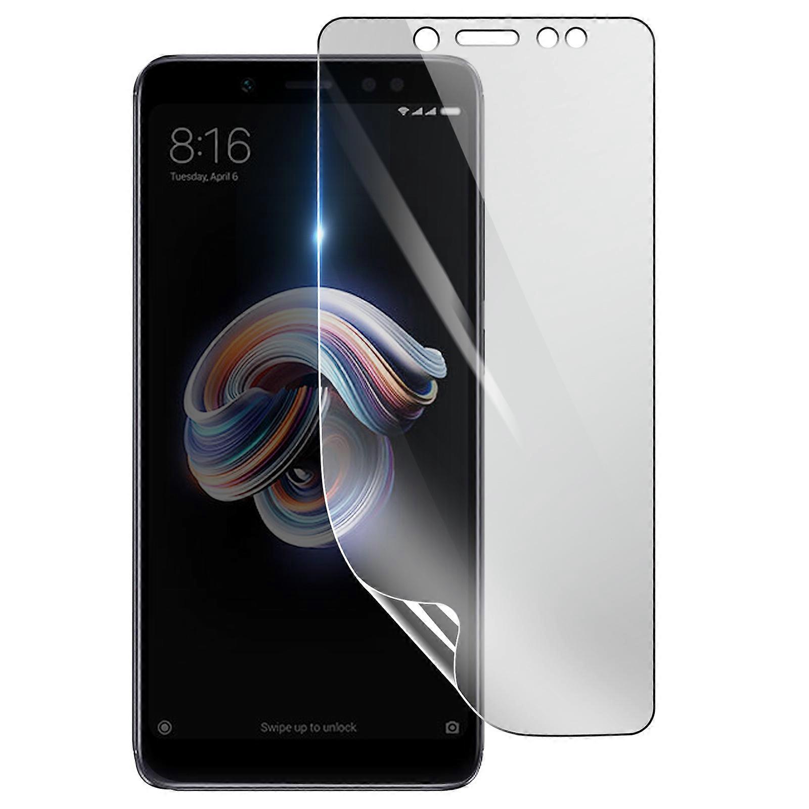 Shockproof Hydrogel Screen Protector for Xiaomi Redmi Note 5, Transparent