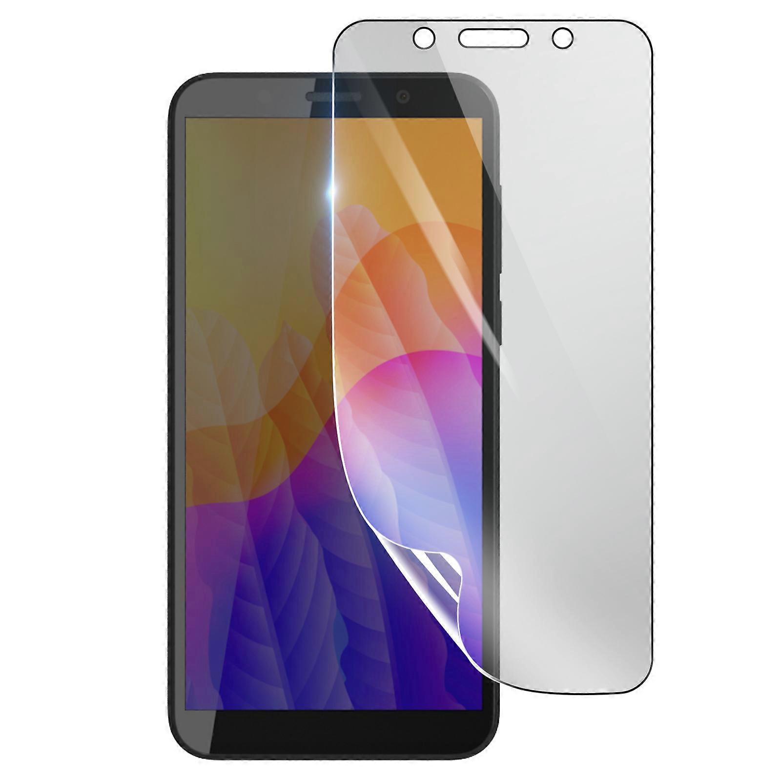 Shockproof Hydrogel Screen Protector for Huawei Y5p, Transparent