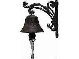 Vintage giardino manovella porta campane in ferro battuto decorazioni 10,5 * 12,5 cm - Vintage in ferro battuto manovella porta per giardino, 10,5 cm x 12,5 cm, De