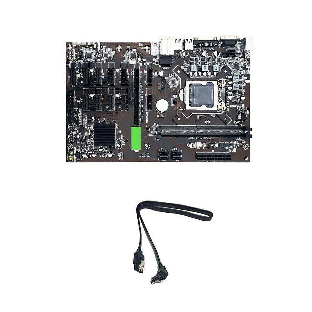 B250 BTC Mining Motherboard LGA1151 DDR4 Memory 12 PCI-E Video Slots for Mining