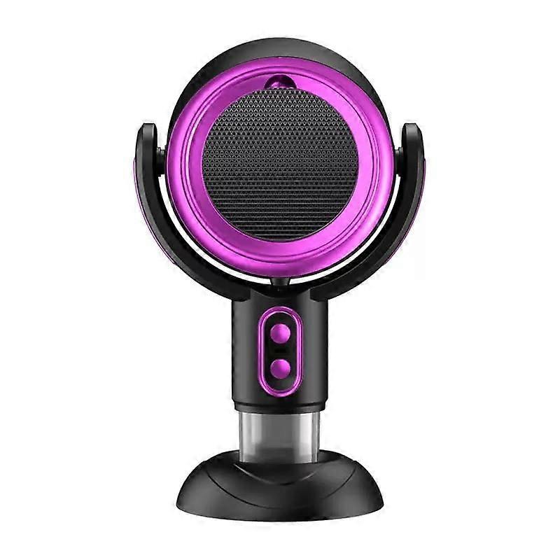 Purifier Fan - Portable Electric Smoke Extraction Fan for Indoor BBQ and Hot Pot, Purple Color