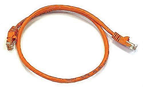 Orange Ethernet Cable, Connector Type: RJ45-8P8C, Boot Type: Booted, 2 ft. Length - 3422