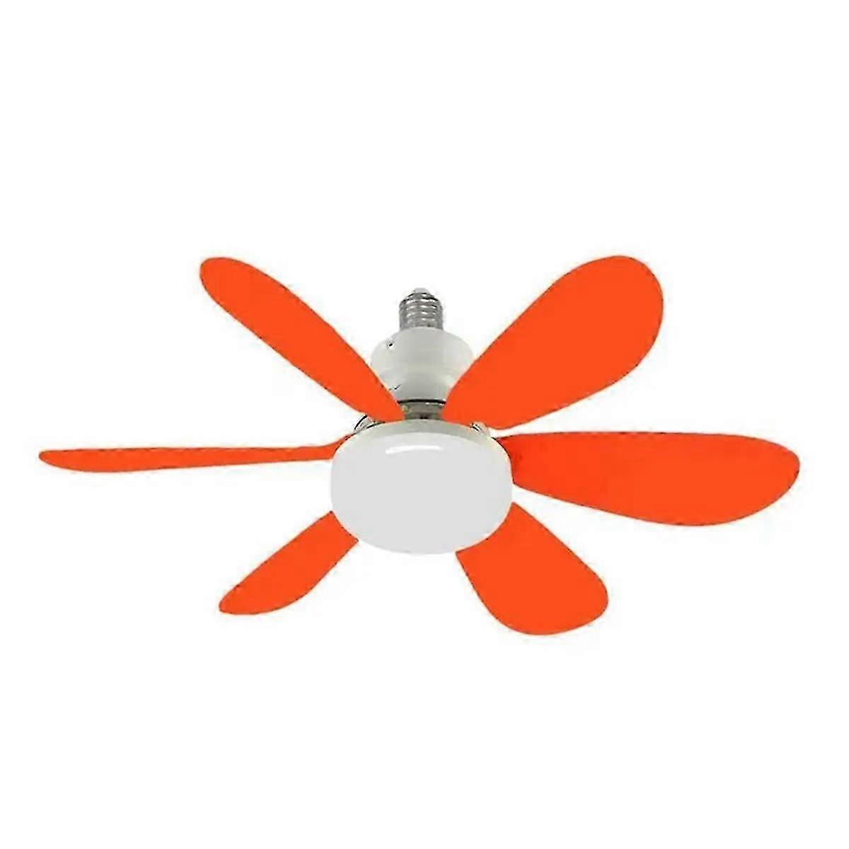 Ceiling Fans with Lights E27/26 Socket Screw in Ceiling Fan Socket Fan Light Ceiling Fans with Lights Orange,B