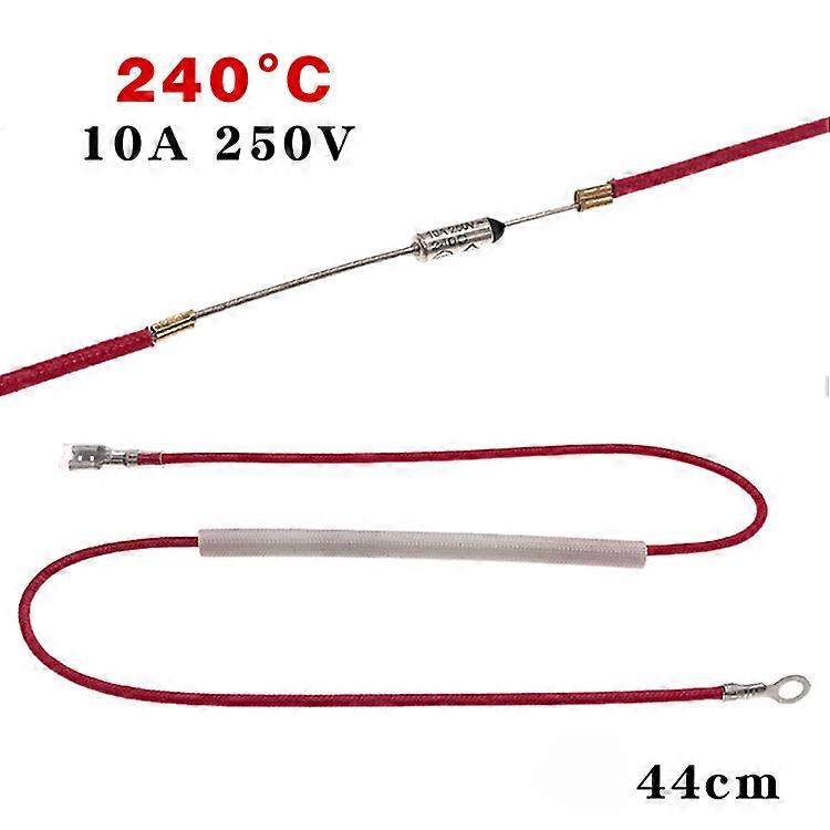 Practical Rice Cooker Temperature Fuse 240℃ 10A 250V Thermal Fuse for Electric Pressure Cooker Repair Part
