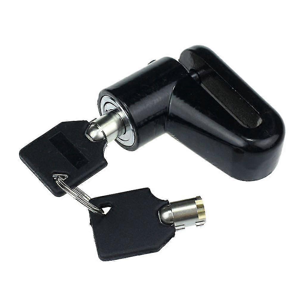 Bicycle Disc Brake Lock Anti-Theft Wheel Security Lock With Plastic Frame & Key