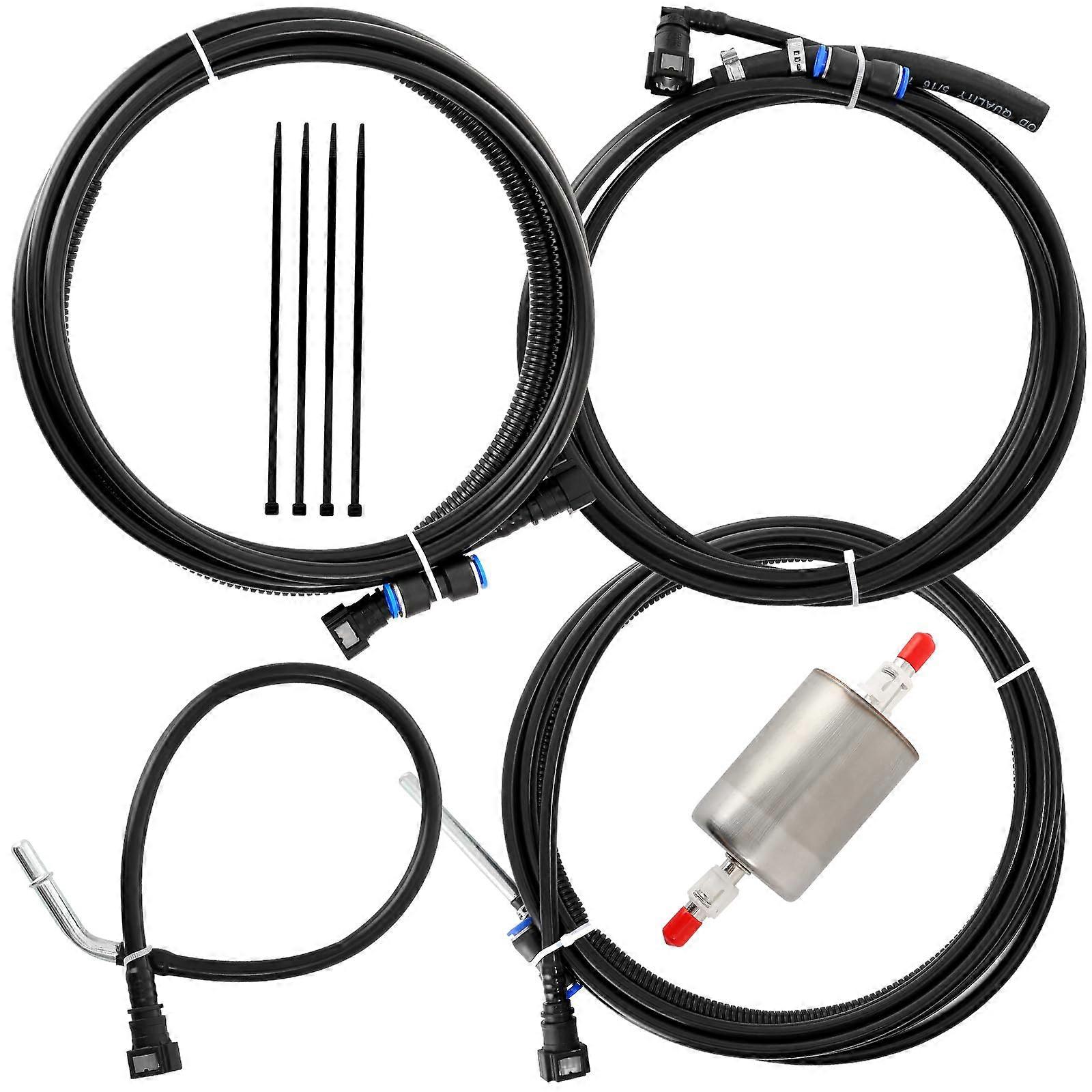 Fuel Line Hose Set for 1999 2003 Chevrolet GMC Sierra Silverado V8 1500HD 2500HD 3500 4.8L 5.3L 6.0L 8.1L