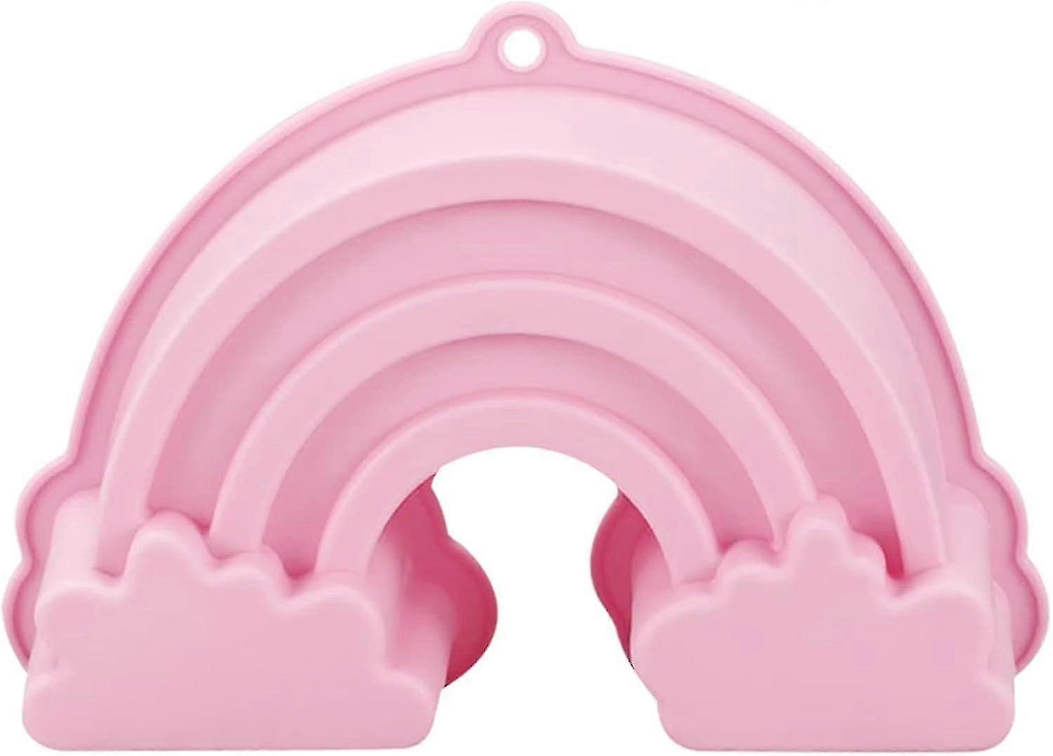 (Free shipping)Silicone Rainbow Mold - Multi-Use Baking Tray for Cakes, Pudding & Chocolate (EU)
