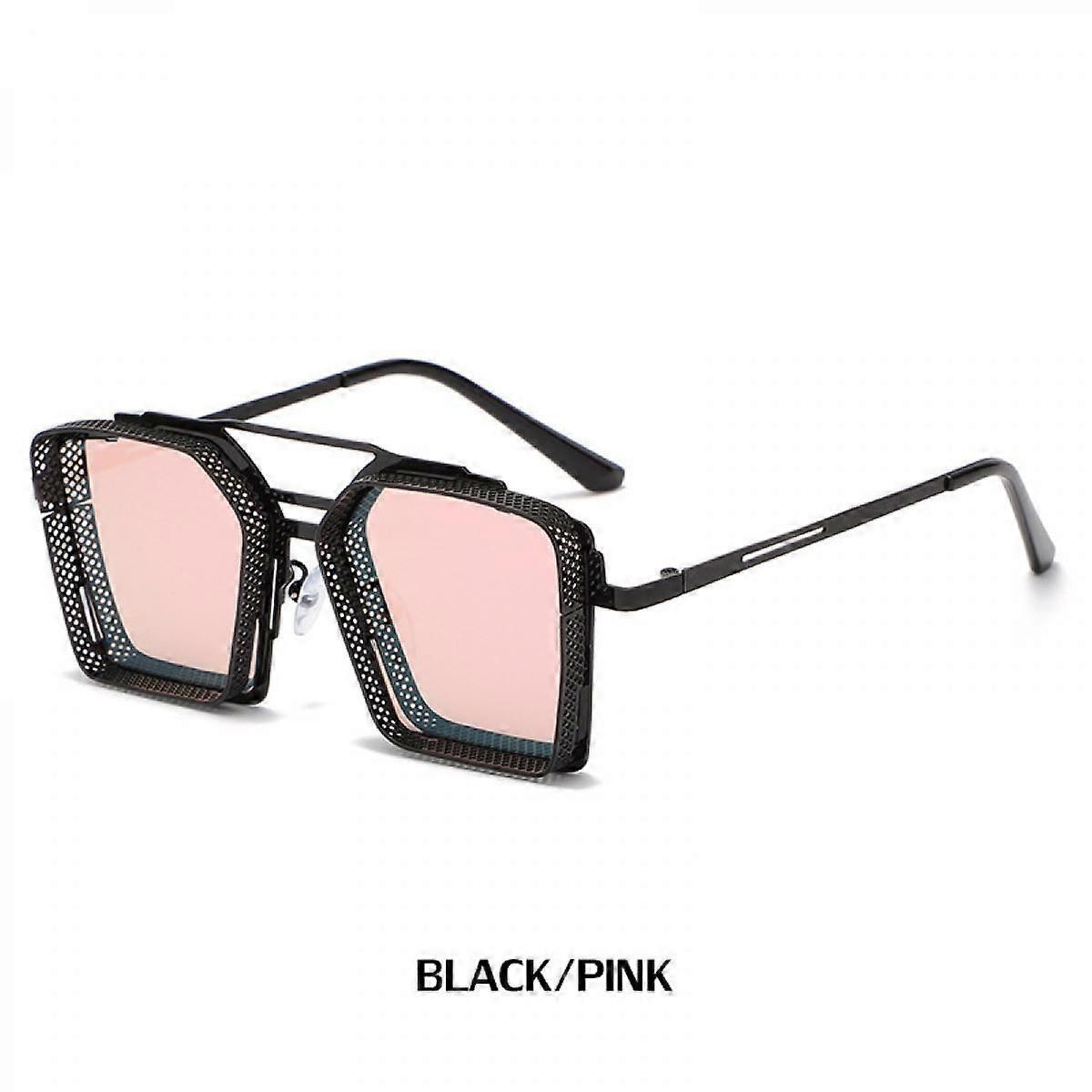 Square Oversized Sunglasses for Women Men Flat Top Fashion Shades