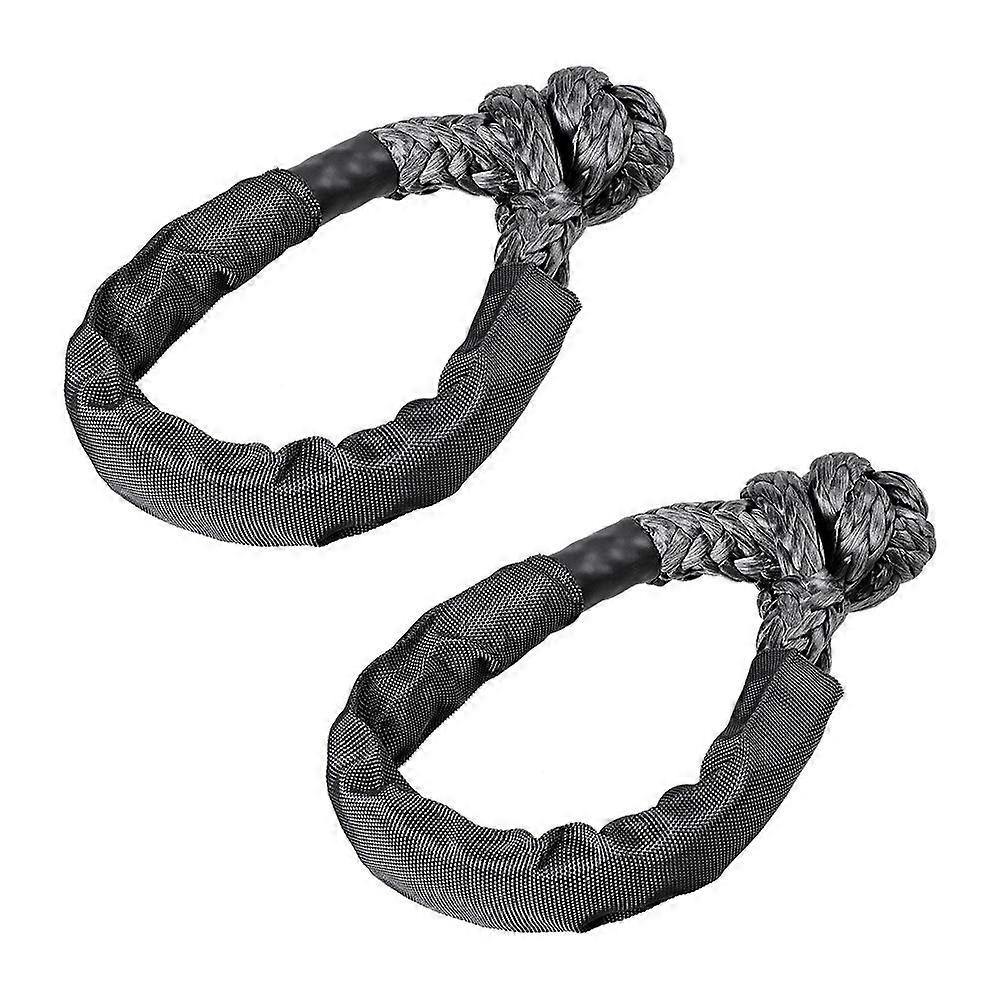 AstraDepot Synthetic Soft Shackle 1/2" x 22" Tow Recovery Strap 38,000 LBs WLL UHMWPE Rope for SUV ATV 4X4 Truck Jeep