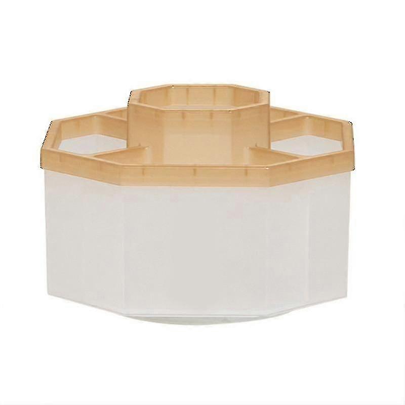 Creative Rotatable Office Desk Organizer Holder 5 Separate Compartment