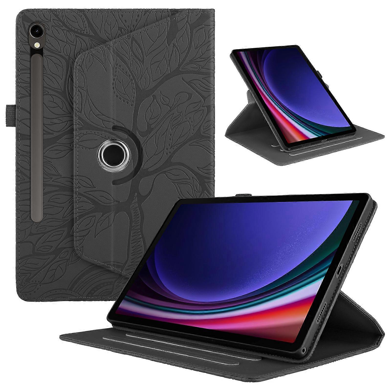 Flip Case for Samsung Galaxy Tab S10 FE 360 Rotatable Shockproof Tablet Case with Vertical Bracket