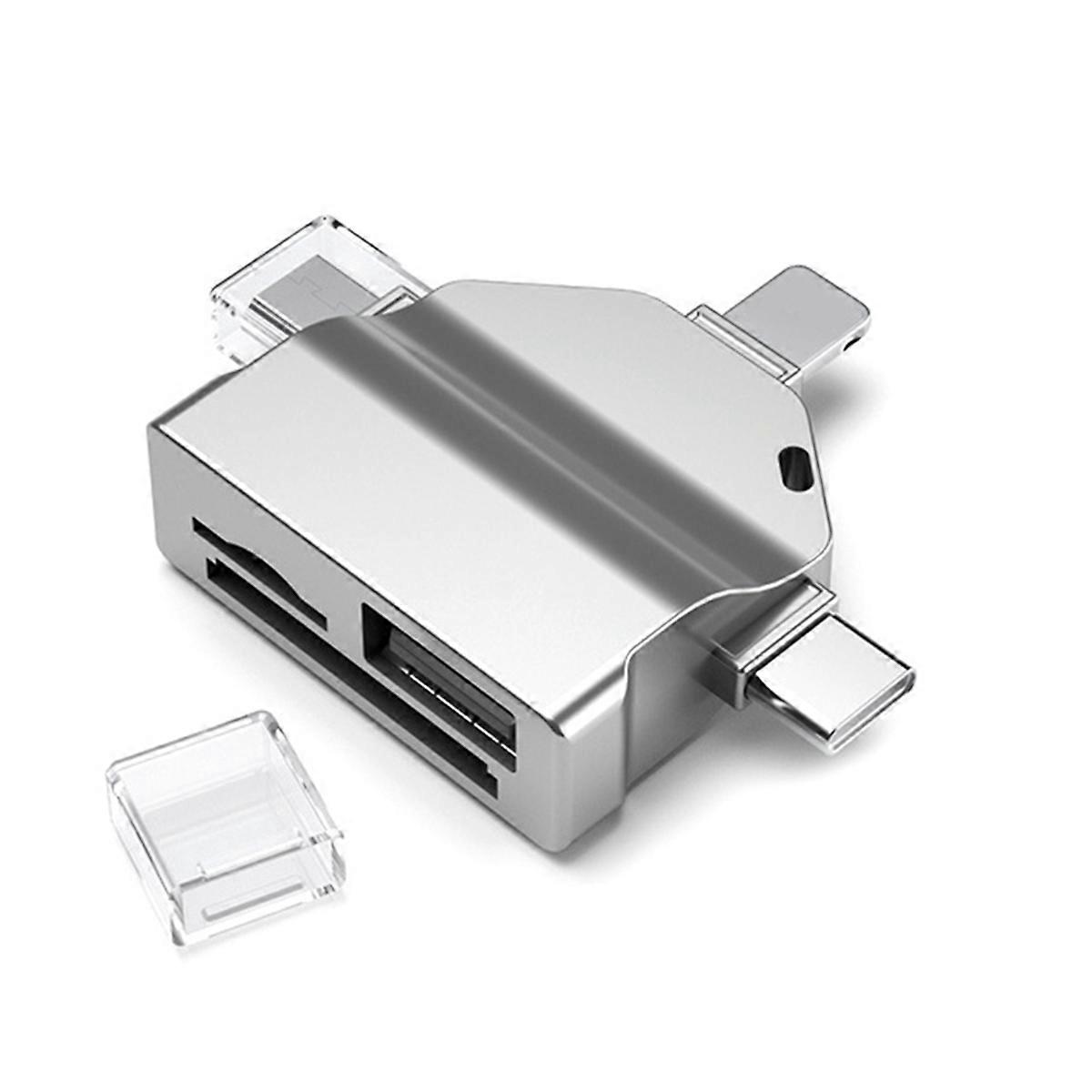 Multifunction 7 in 1 Card Reader USB 2.0 Type C to SD Adapter USB Flash Reader for PC Laptop Accesso