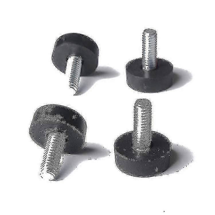 Set Of 20 Furniture Leveling Feet 8 X 24mm, Adjustable Table Leg Guards With Threaded Rod, 24mm, Screw-on Furniture Leveling Foot
