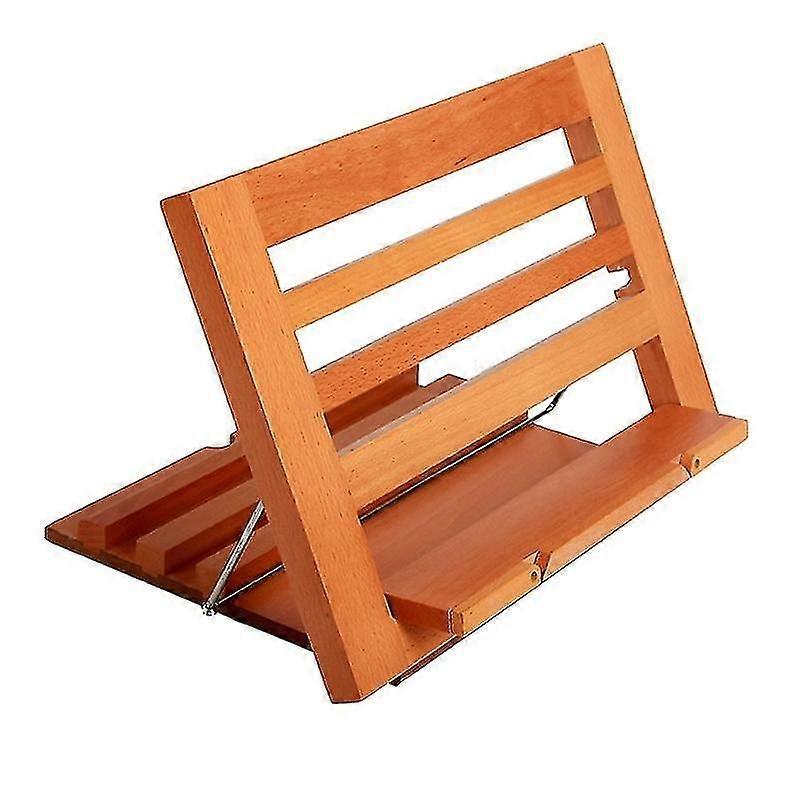 Wooden Reading Rack Multi-functional Folding, Reading Shelf Suitable For Tablet Ipad Stand