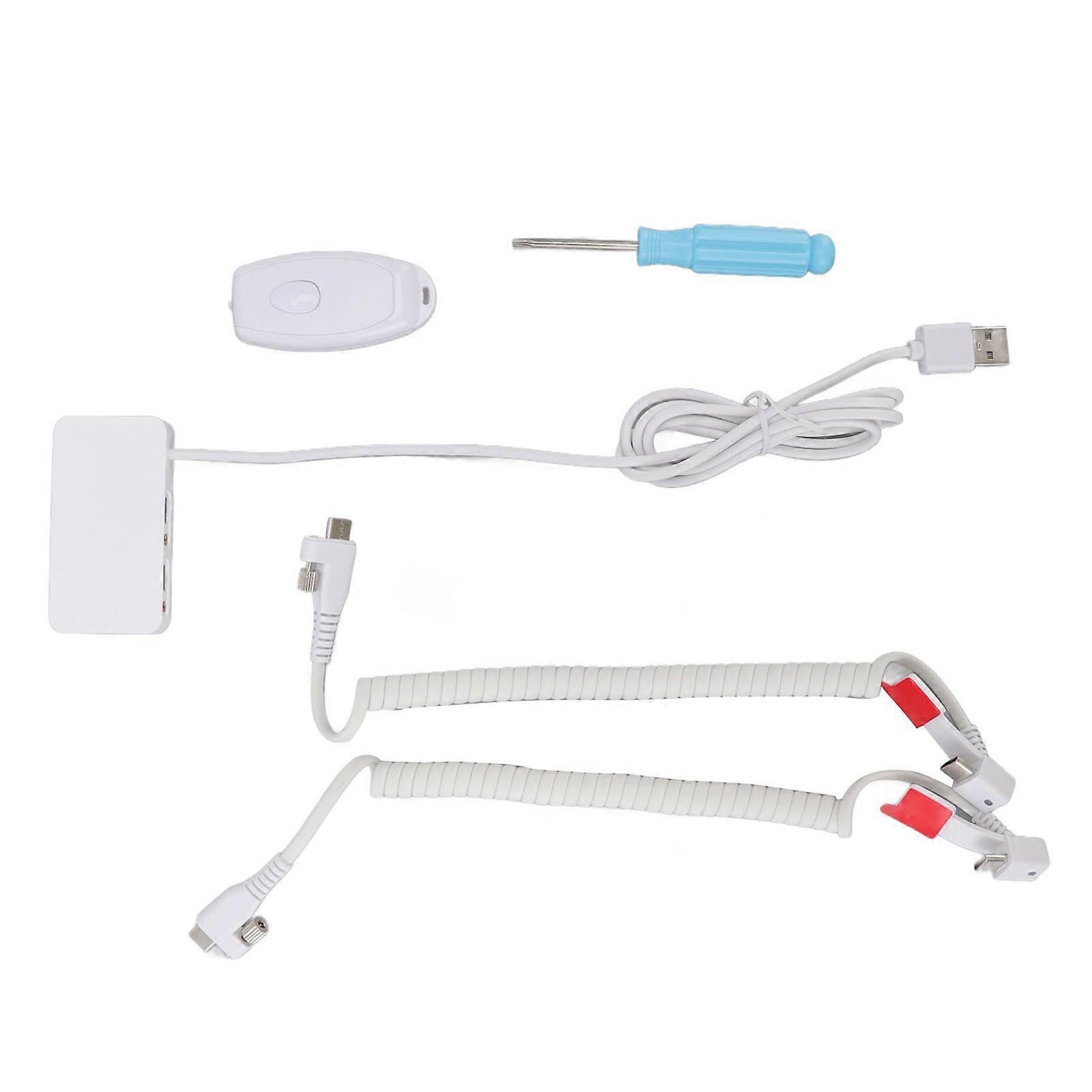 Dual-Port-Sicherheits-Diebstahlschutz-Display-Ständerhalter mit Ladefunktion Einbruchalarm für digitale Produkte Typ C