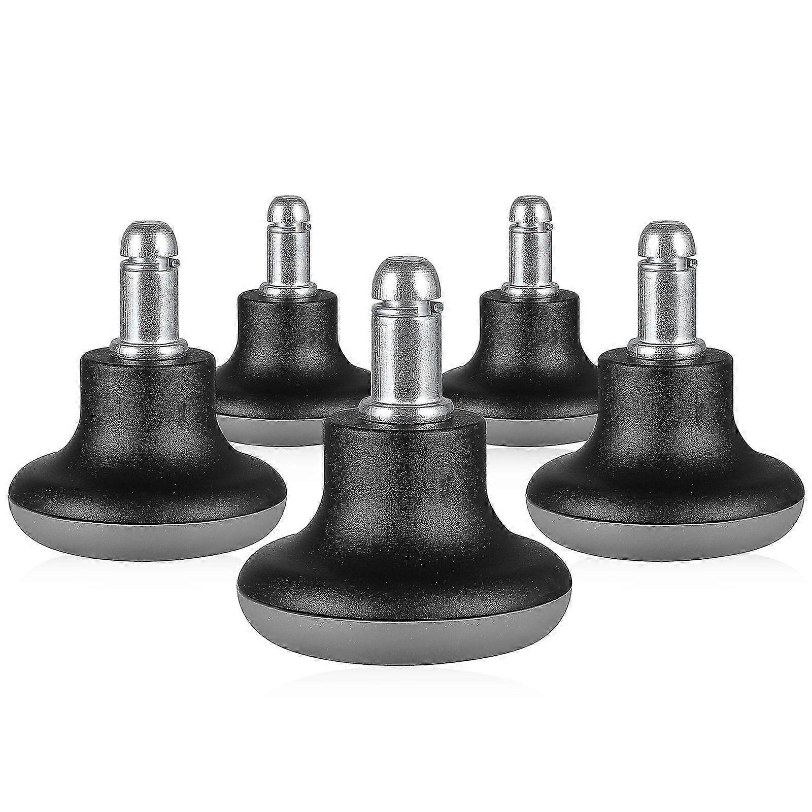 STOBOK 5 Pack Universal Standard Size PU Wheel Replacements for Office Chairs