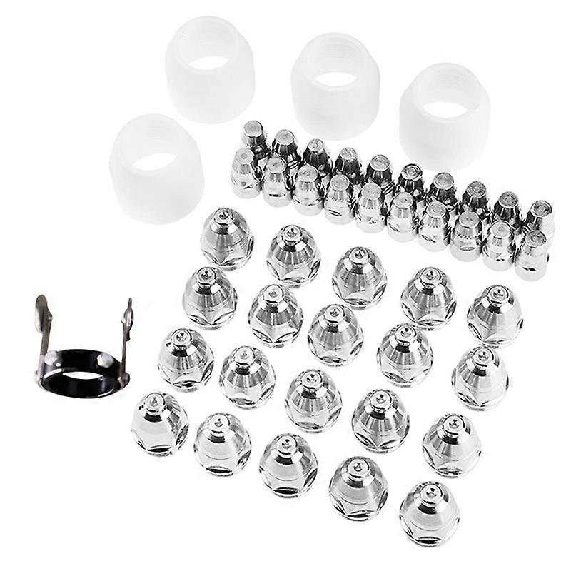 45Pcs Cutting Consumable Kit Electrode Tip Nozzle 1.5mm Consumable
