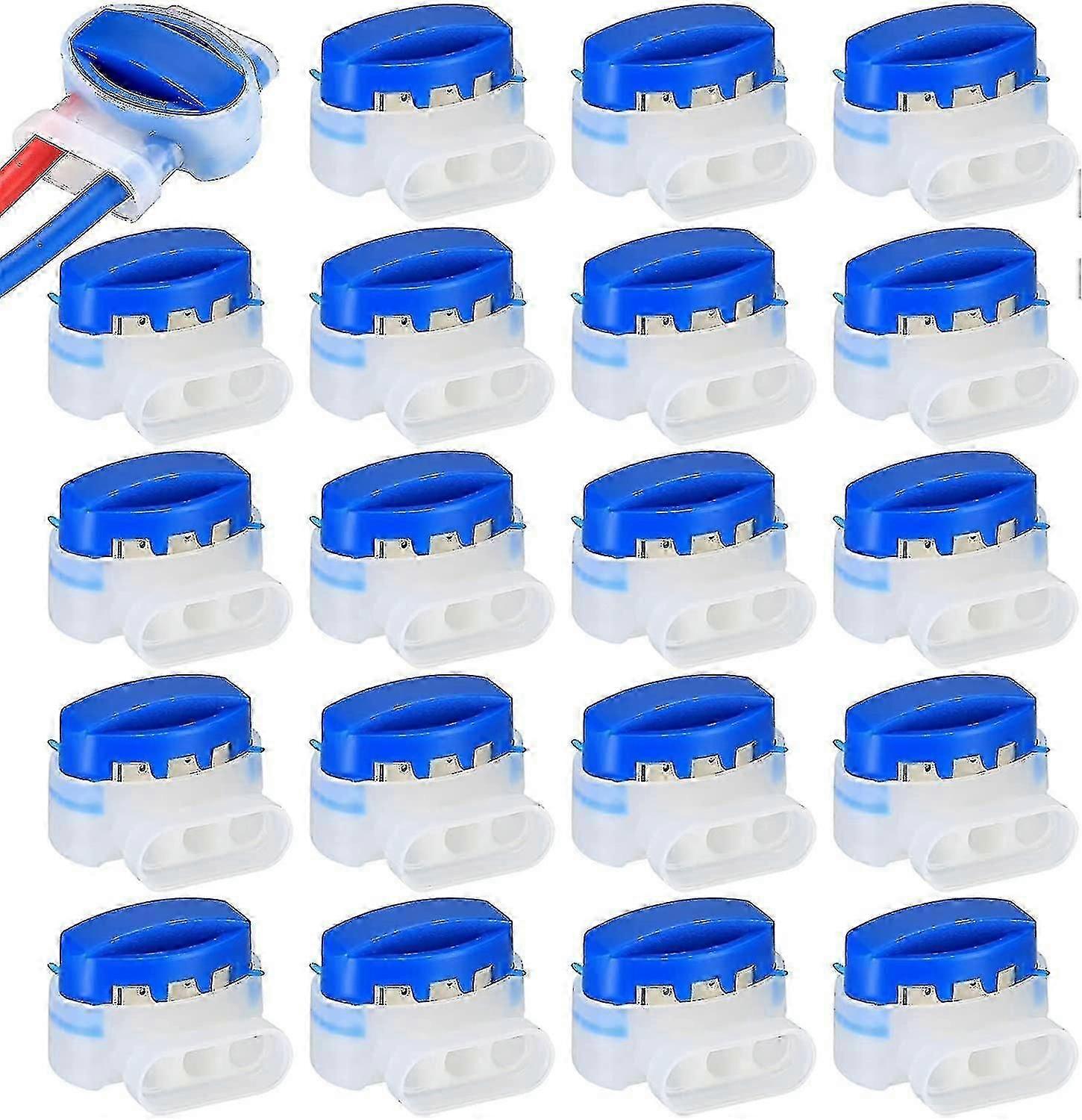 20 Pieces Robot Mower Cable Connectors, Robot Perimeter Cable Connectors-Good