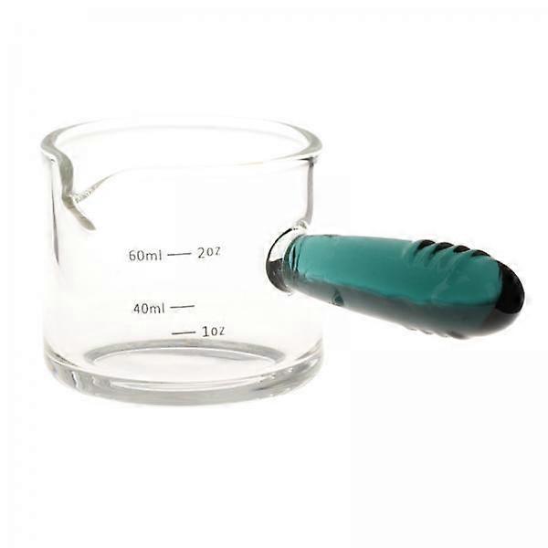 6x Sleek Espresso Glassware Set with Accurate Measurement Scale