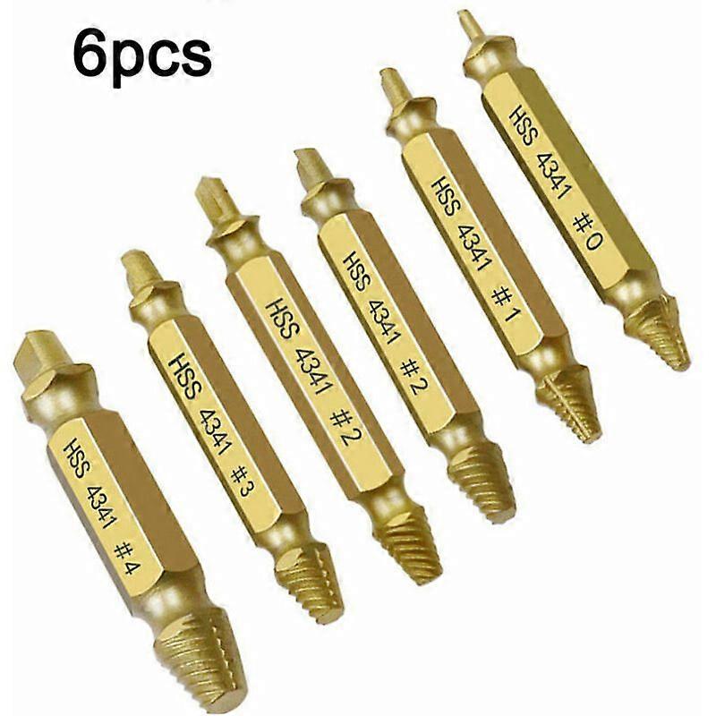 2025 Latest Model Double-headed screw extractor High-speed steel sliding tooth broken screw