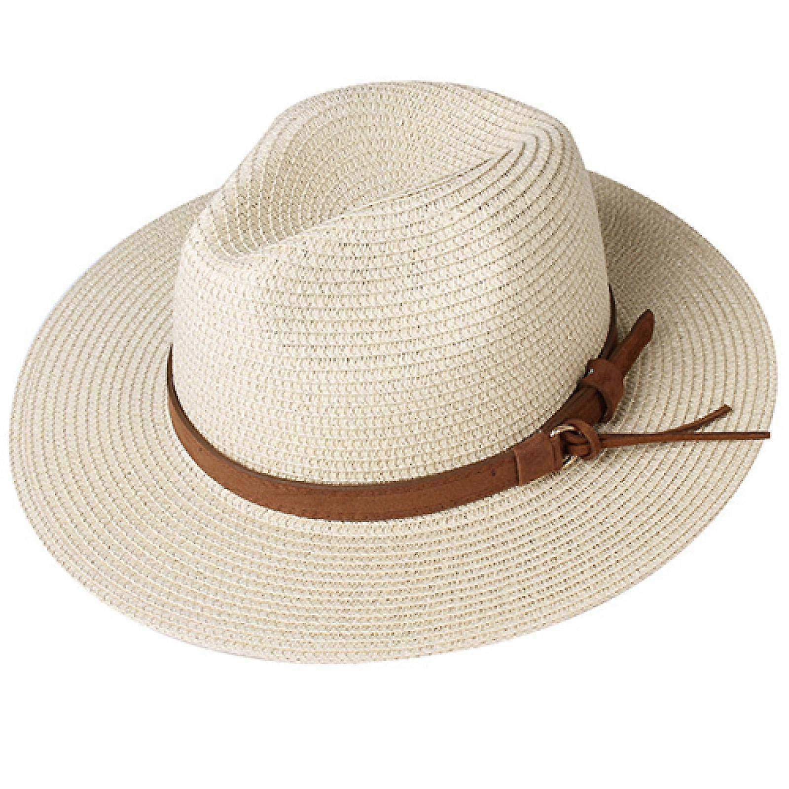 Sun Hat Straw Hat Summer Hat for Women Men Straw Summer Hat Beach Hats Sun Protection Hat (hatbeige M) (Beige1 M)