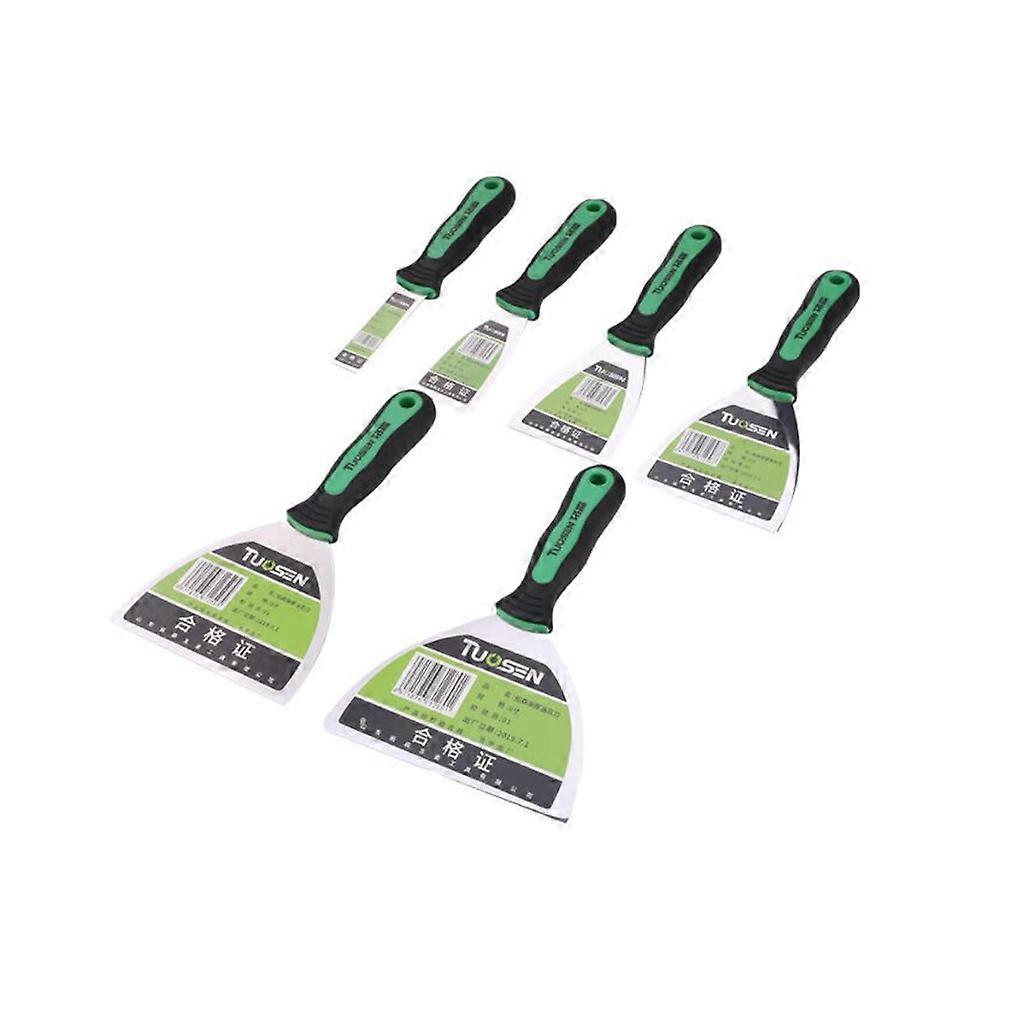 6-piece Joint Knife Set Putty Knives Multi-Tool Painter Scraper Anti-slip Plastic Handle Multipurpose Stripper Knife  Other